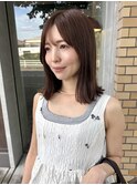 【qpula 城慎太郎】鎖骨下ミディアムカット＋顔まわりカット