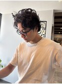 メンズパーマ、スパイラルパーマ、かきあげパーマ