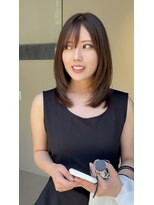 アネ(annee) オリーブベージュ×ミディアムレイヤー