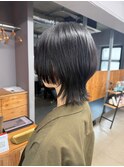 ダークパープル/ナチュラルショート/ミルクブラウン/夏/松戸 