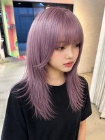 ボックスミコ(Box mico.)&nbsp;ラベンダーで叶える、透明感たっぷりハッシュカット☆