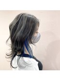 ウルフレイヤー×コントラストハイライト×インナーブルー