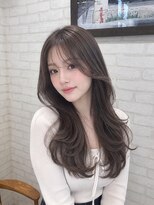 アース 宮崎昭栄店(EARTH)&nbsp;【韓国風くびれレイヤー×アッシュグレージュ】
