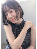 アコロン(acoron)&nbsp;小顔×ピンクベージュ×ハイライトカラー×イルミナ×新宿