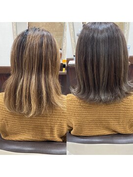 リライト relight尼崎］収まりよし☆ナチュラル外ハネミディ