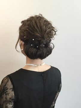 ピュアソウル(Pure Soul) 華やかパーティーヘアー★くるりんぱ×ギブソンタック[渋谷]