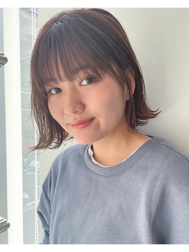 カフ(CAF) 【CAF 照下 こなれ切りっぱなしボブ】