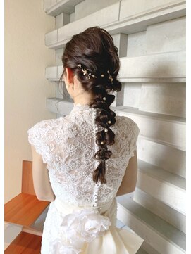 フレンズ friends 編みおろしヘア