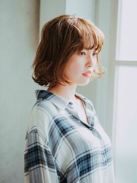 キャシー 行徳店(Cathy) ラフさが可愛いミディアムボブ【行徳】