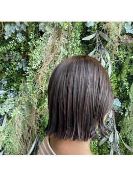 ノーブルヘアー(NOBLE HAIR) グレージュ×ボブ