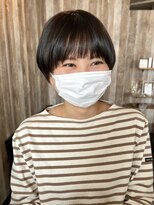 アルム(hair salon Alum) 丸みマッシュショート　地毛風☆透明感カラー　丸みショート