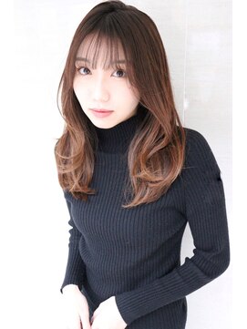 オーロ(ORO) イメチェン大人ガーリーチョコレートミディアムレイヤー