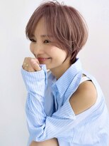 前髪ありひし形耳掛けマッシュ/20代/30代/40代/白髪ぼかし/ボブ