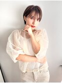大人ショートボブクビレ20代30代40代前髪あり前髪なし【荒牧】