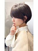 大人ショートボブ/つやつやカラー