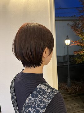 レプリカ(REPLICA +brucke) 似合わせ小顔ボブ×ベージュカラー デザインカラー