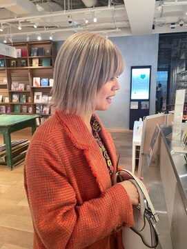 ヘアーエスクールシーユー 枚方T-SITE店(hair S.COEUR×Cu) ハイトーン