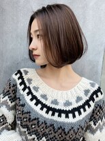 ハローバイシー 仙台(Hello by Sea)&nbsp;ブリーチなしハイトーン×ショート/韓国風ワンカールボブ[仙台]