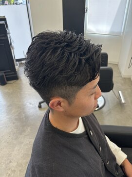 ラッドバイプティパ(rad...by petit-pas) ショートアップバング/ニュアンスパーマ/毛流れ/水戸/メンズ