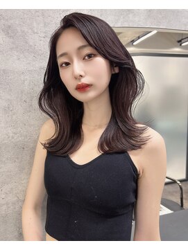 リリー(Lilley) 【lilley 稲永麻衣】レイヤーカット+顔まわりカット+韓国ヘア