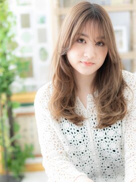 カバーヘア ブリス 志木南口駅前店(COVER HAIR bliss) 外国人風大人ハイライトゆる巻きロングTb5志木20代30代40代