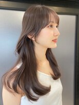 エヌアイ オモテサンドウ(ni omotesando)&nbsp;憧れ韓国くびれヘア/顔まわりカットレイヤーカット艶髪黒髪