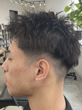 フイ 新宿3丁目(Hui) スパイキーショート/ニュアンスパーマ/韓国マッシュ/men's