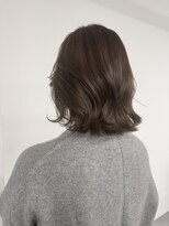 ノウハウ キョウト(KNOWHOW kyoto)&nbsp;オリーブベージュ×レイヤーボブ