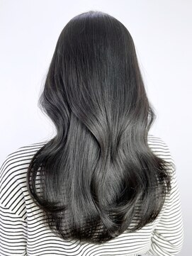 ロング韓国ヘアくびれヘア美髪顔周りレイヤー_ba544171