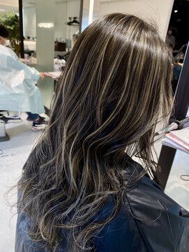 イメージア ボーノ相模大野店(IMAGE-A) 【外国人風】抜け感ハイライトロング@20代30代40代50代60代