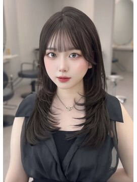 リッカ(LICCA) 【RINA】グレージュ×レイヤーカット