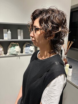 エイゾー 銀座(EIZO) 大きめくるくるパーマ/ウルフパーマ/アシメウルフ