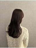【qumu】マロンベージュ×ワンカラー