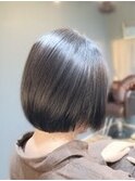 丸みミニボブ☆美髪縮毛矯正