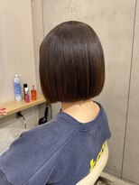 アマトウキョウスマートサロン(AMA TOKYO×Smart Salon) 地毛風縮毛矯正 タッセルボブ