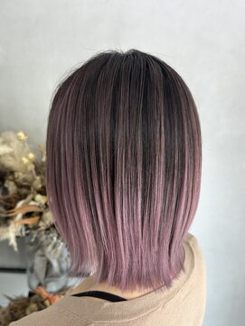 セブンスヘブン(SEVENTH HEAVEN) ピンクラベンダー バレイヤージュ