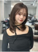 韓国風前髪顔まわりカット◎小顔効果×2wayバング大人可愛い