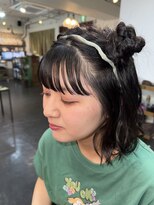 ポタム 東中野(potamu)&nbsp;ちょこんとお団子ヘアアレンジ