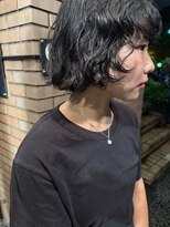 ダブ ダイカンヤマ(DaB DAIKANYAMA)&nbsp;顔周りレイヤーミニボブパーマ