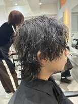 レム 新宿(REM) ミディアムウルフ×ランダムパーマ