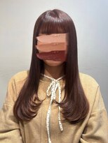 エメリー 静岡呉服町店(AMELY)&nbsp;ピンクブラウン×顔周りレイヤー