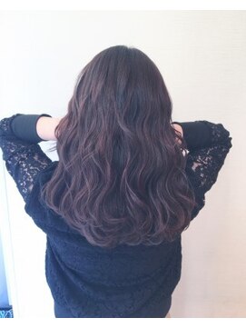 ピーディーフィノ 大通(PD fino) ラベンダーピンク 波巻きウェーブ