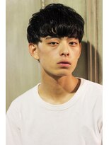 ヘアーアイスカルテット(HAIR ICI QUARTET)&nbsp;爽やかメンズ☆無造作ツーブロックマッシュナチュラル黒髪