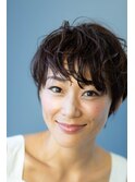 エッジィな束感大人ショート☆