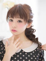 エルオーケー ラックスビー(L.O.K LUXBE)&nbsp;ルーズ編み込みアレンジ