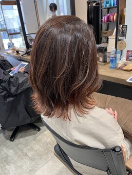 ビヨウシツ ポスタ オレンジベージュ×インナーオレンジ 正木ゆかり