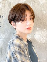 後ろスッキリハンサムマッシュショート/表参道/白髪染め