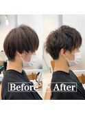 簡単スタイリング◎似合わせ骨格補正パーマ！スパイラルマッシュ