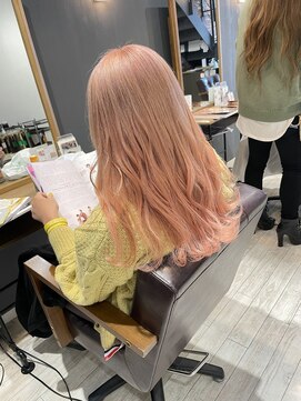 リジョイスヘア エン(REJOICE hair EN) 【REJOICE hair EN】ピンクベージュ　担当AKIRA