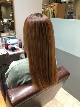 ヘアー ワークス ボナ 前橋店(HAIR WORKS bona.) 似合わせカット×髪質改善ケア【モカブラウン1】
